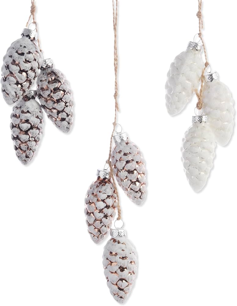 pinecone ornament cluster