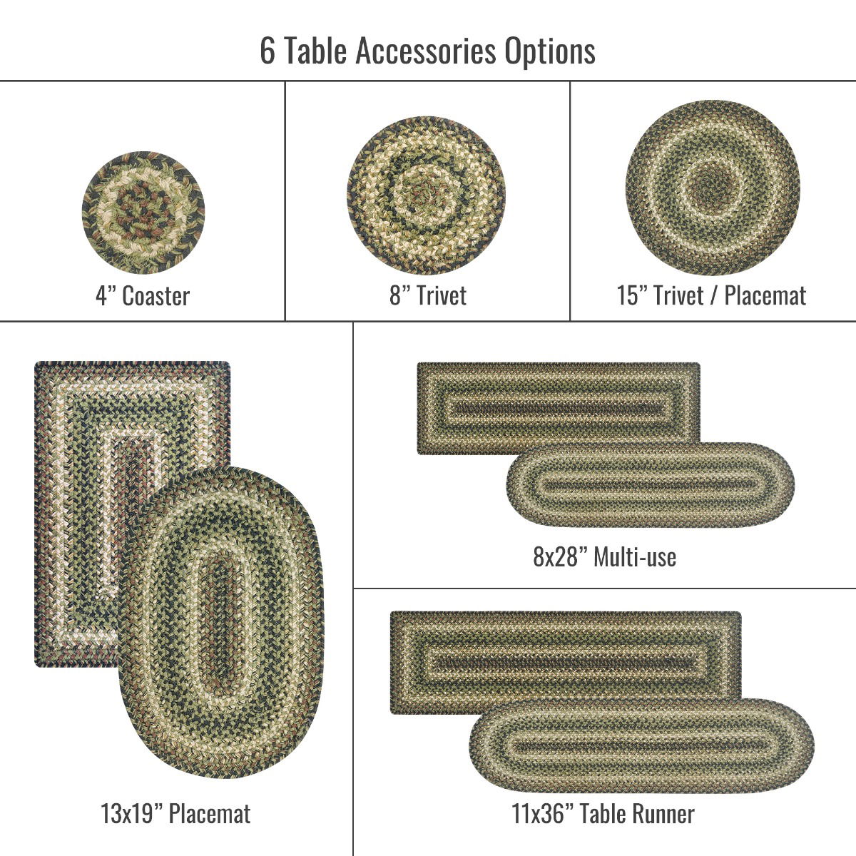 pinecone coasters on table