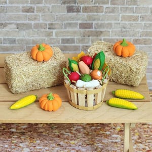 harvest basket on garden table fall