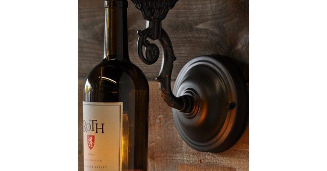 wine bottle wall sconce fall candle