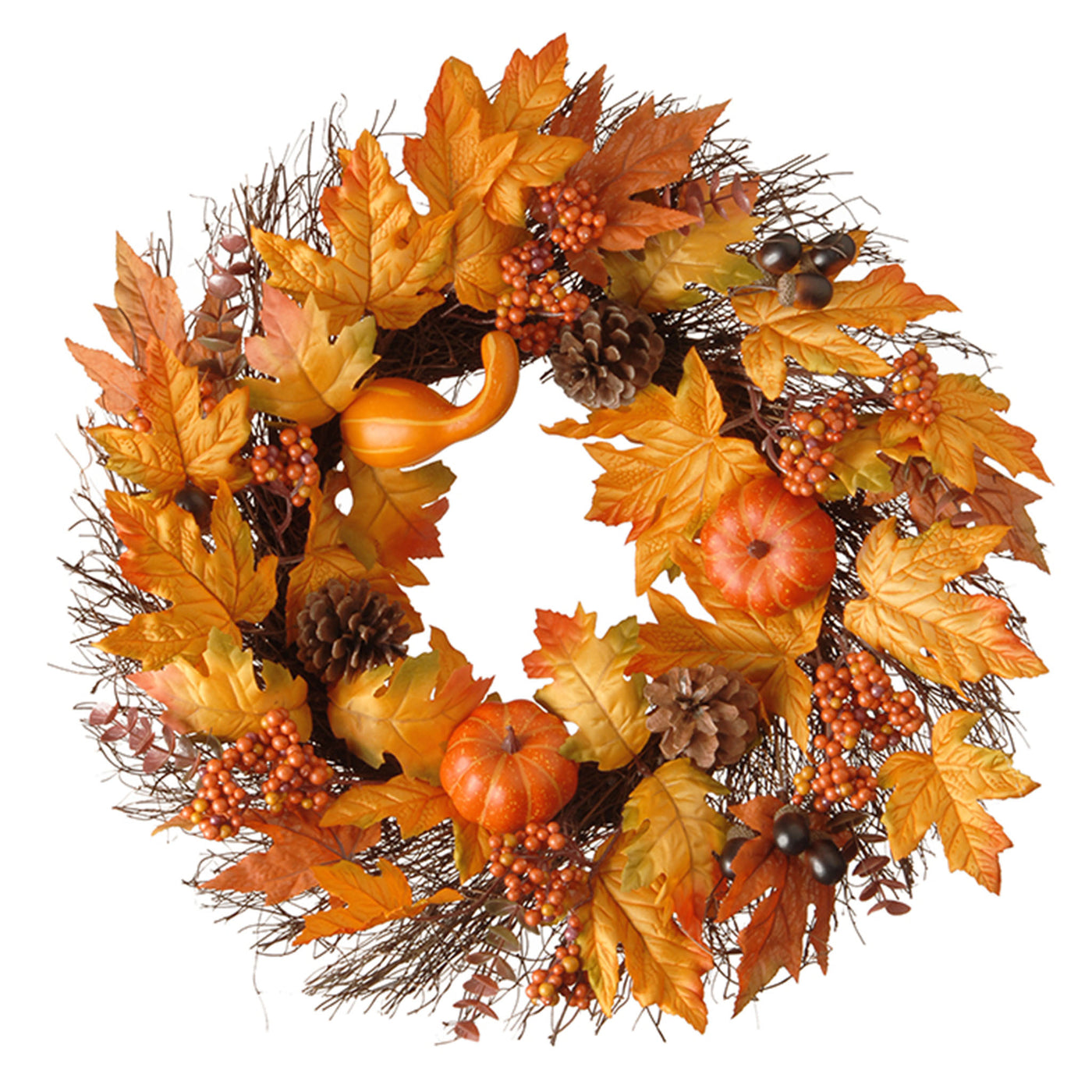 acorn cluster fall garland