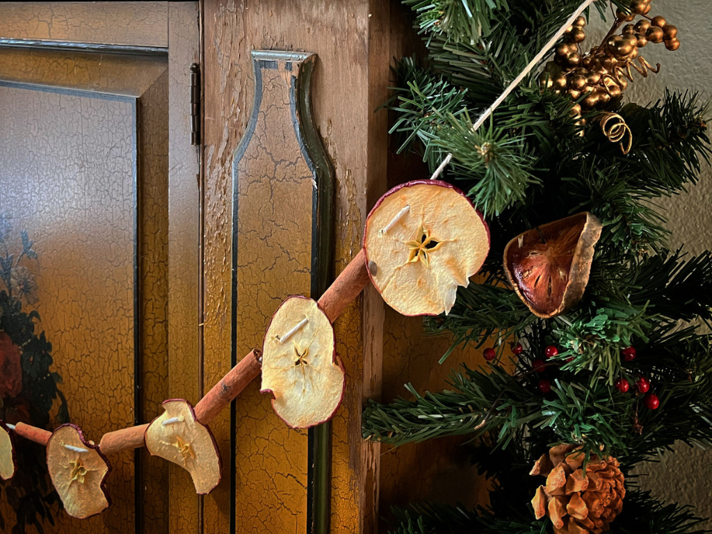 cinnamon stick fall garland