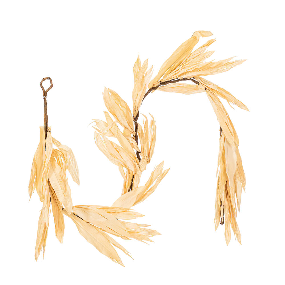 corn husk fall garland
