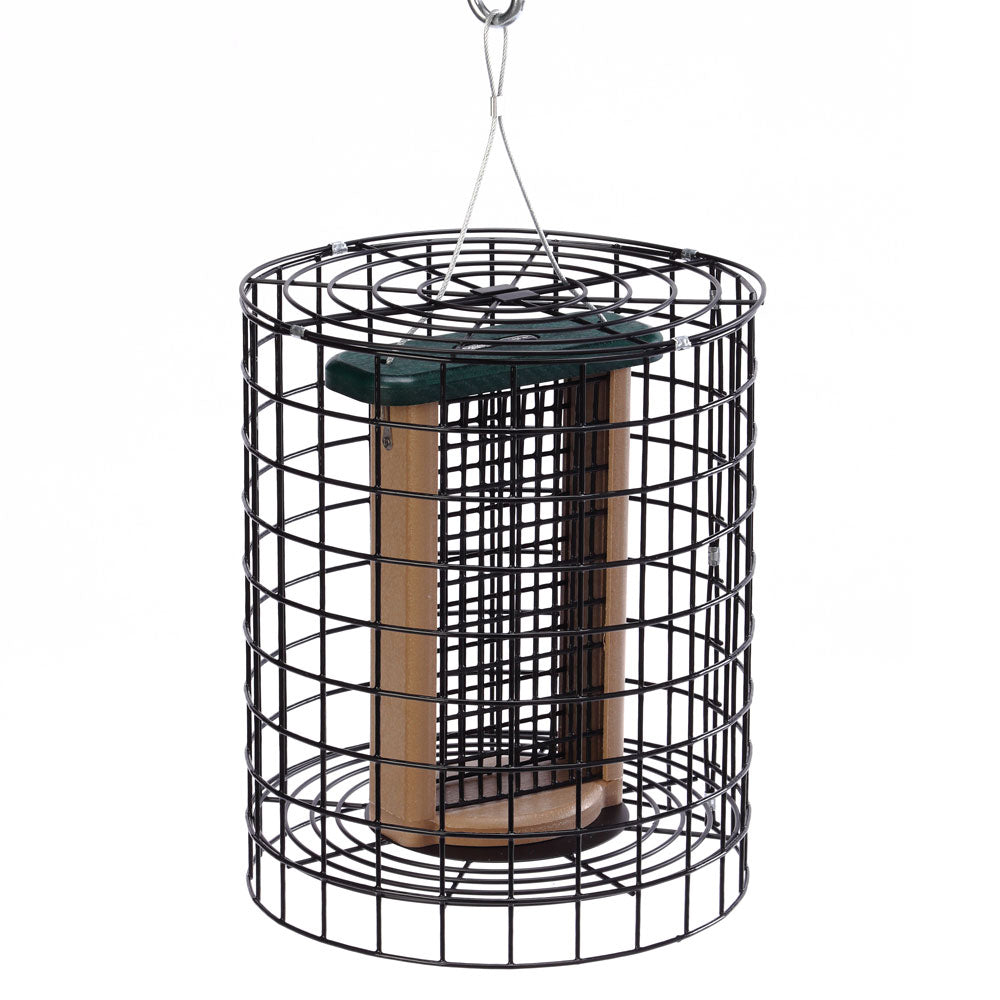 wire suet cage bird feeder