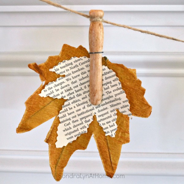 book page maple leaf