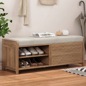 storage bench with cushions living room