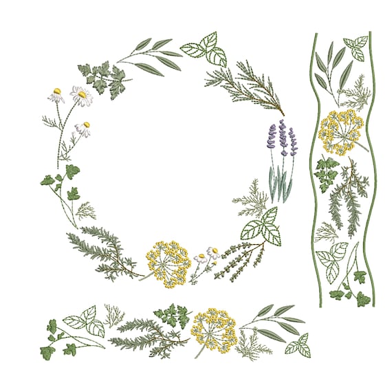 herb lavender bundle wreath