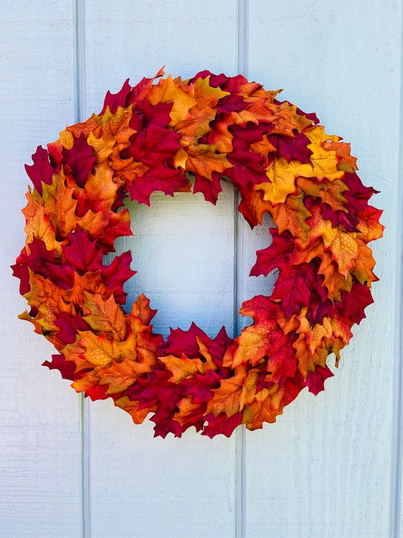 maple leaf fall wreath