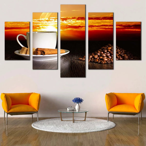 cinnamon stick wall art panel