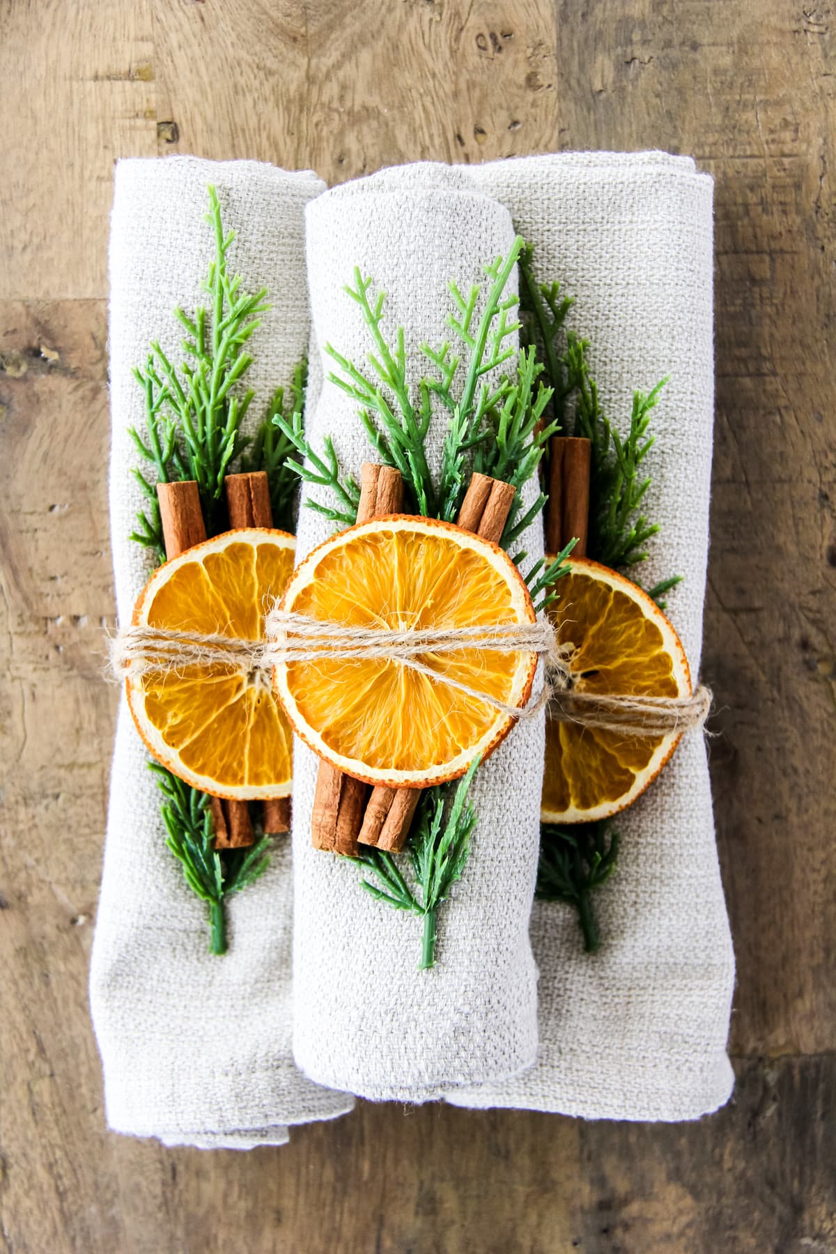 cinnamon stick napkin ring