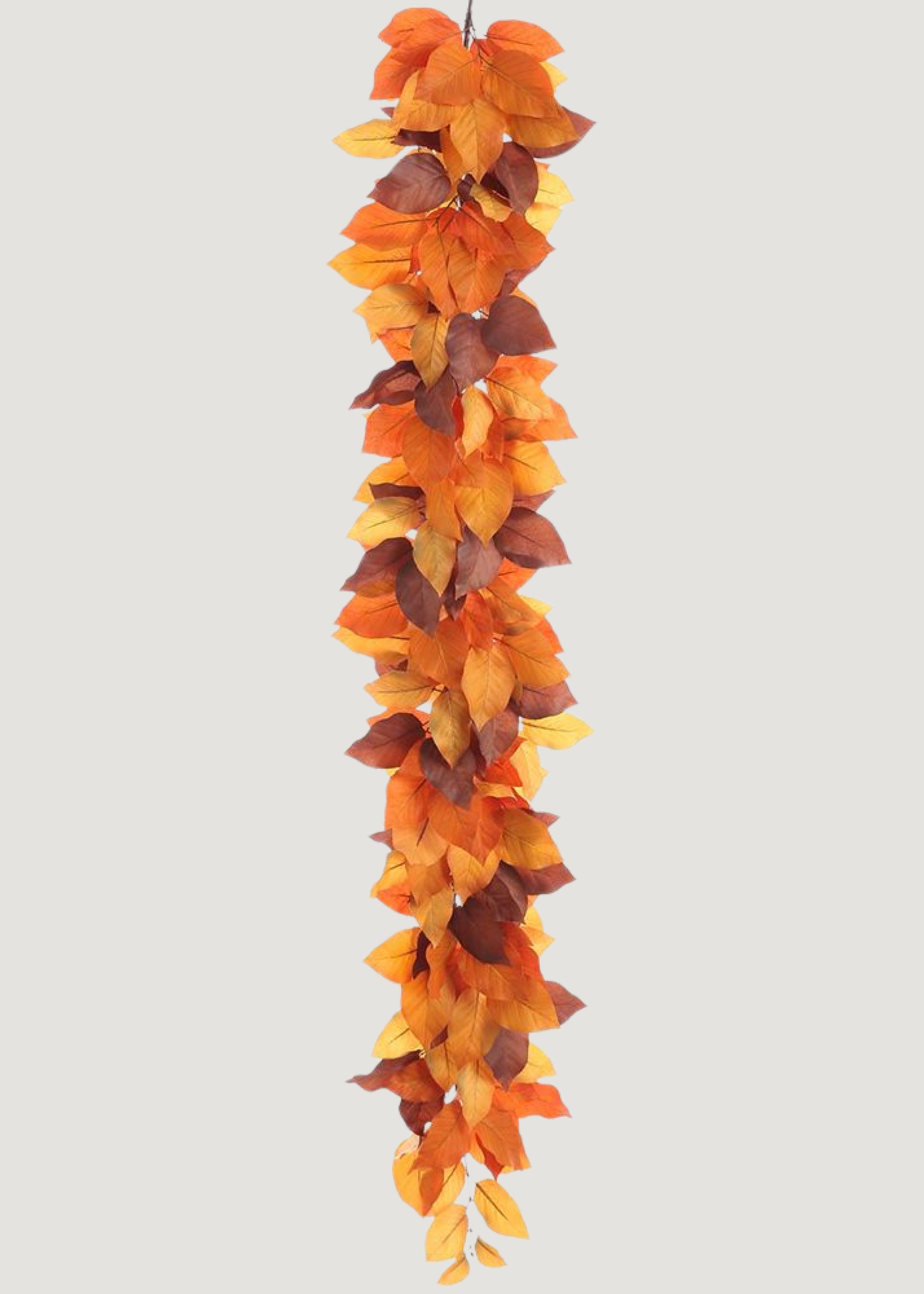 minimalist single leaf garland