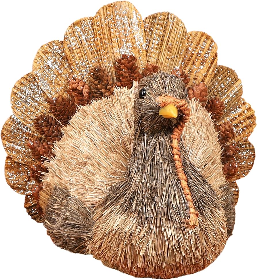 turkey figurine thanksgiving table decor