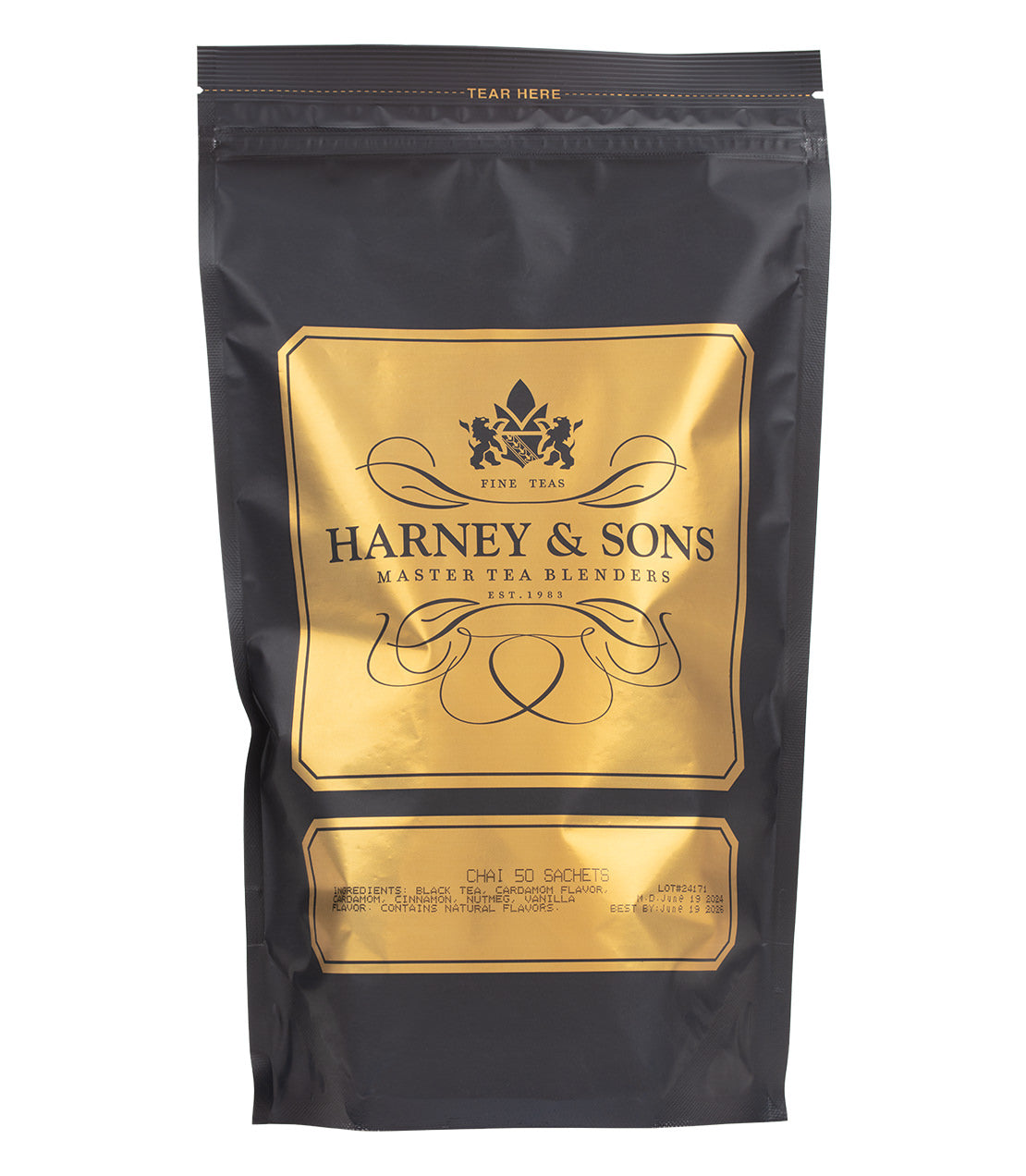 chai spice sachet with cardamom and cinnamon