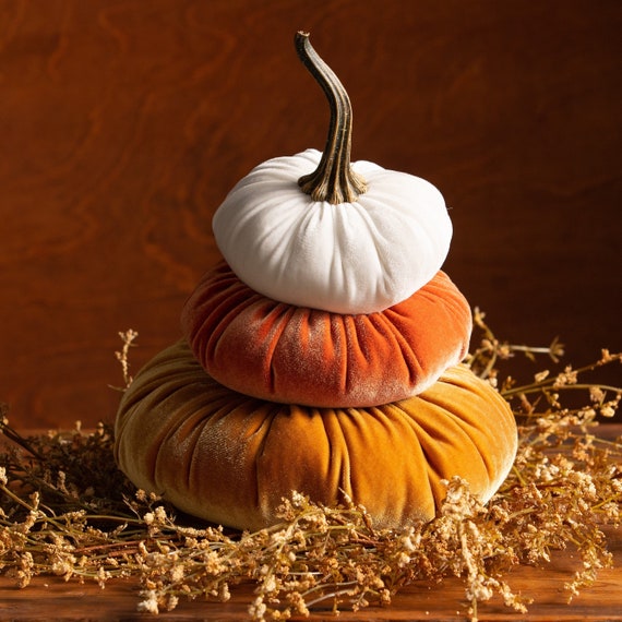 stacked gourds centerpiece fall table