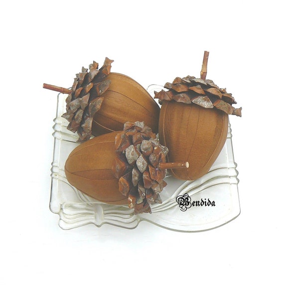 acorn bowl centerpiece autumn table