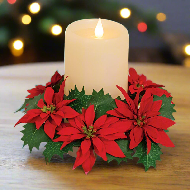 leafy branch candle ring fall centerpiece