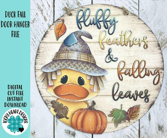 feather leaf door hanger