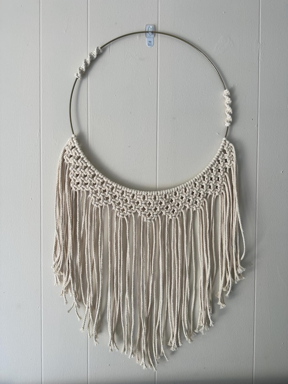 macrame fall door hanger
