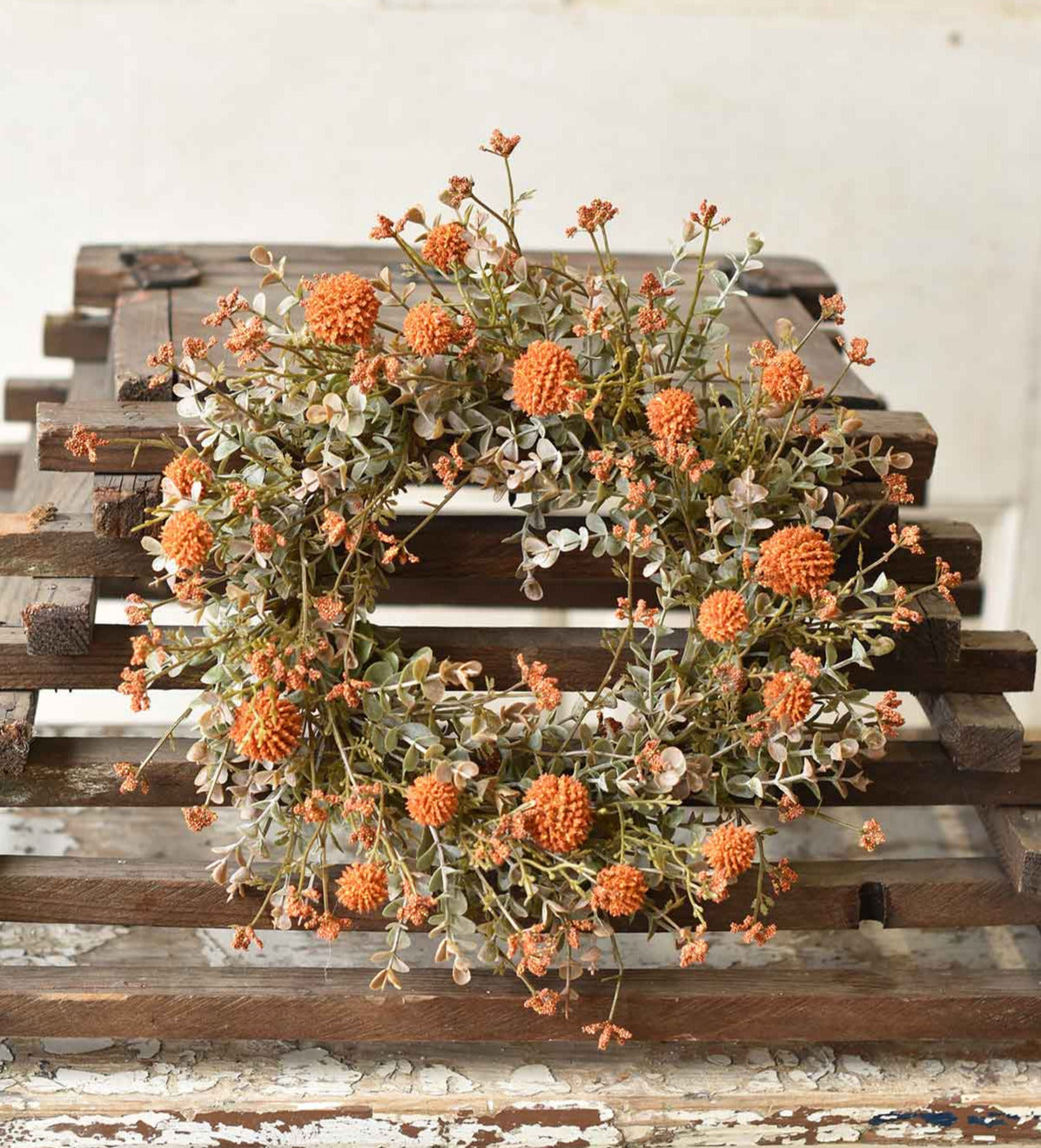 candle ring fall floral arrangement