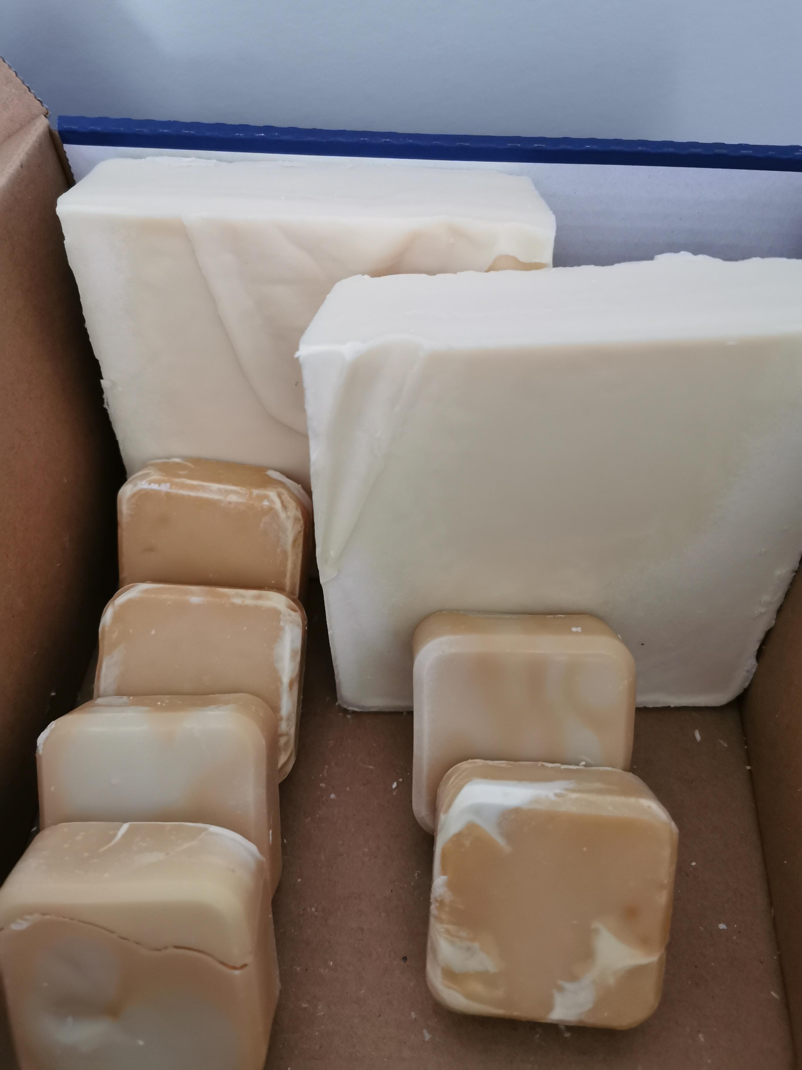 homemade soap bars from used cooking oil