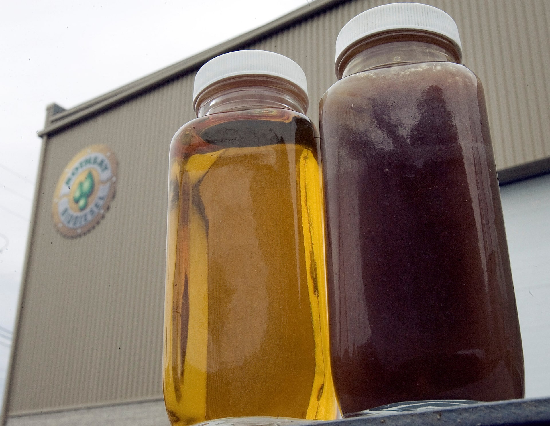 jar of used cooking oil