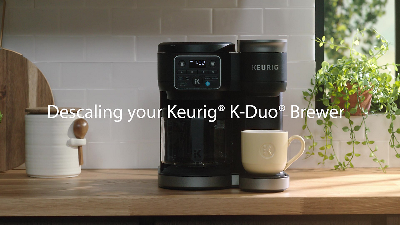 coffee maker descaled with vinegar