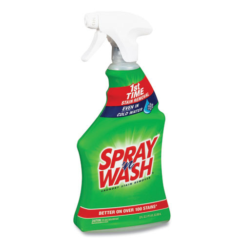 cold water spray bottle on stained carpet
