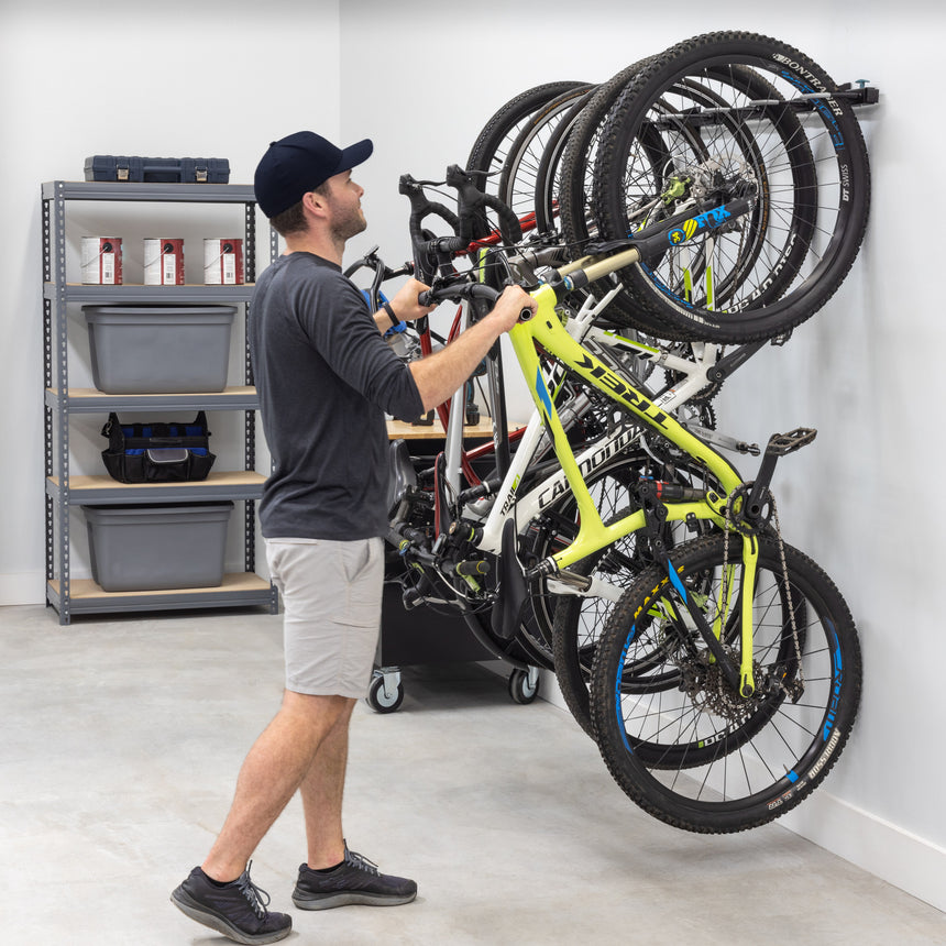 wall bike rack garage storage