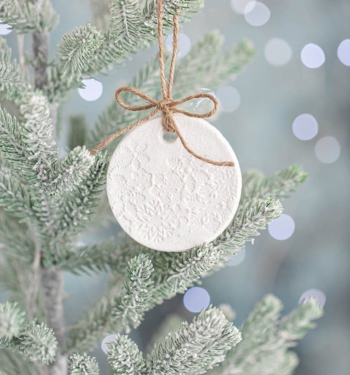 salt dough ornaments drying on wire rack