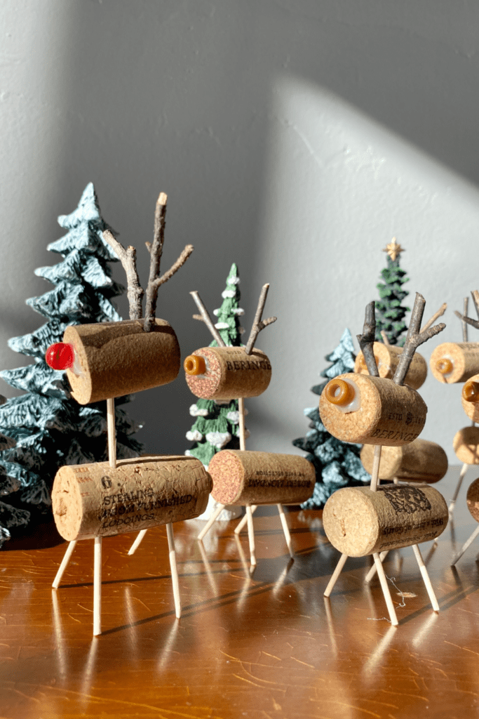 classic wine cork snowflake ornament