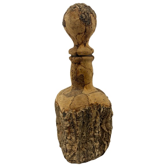 rustic bark wine cork snowflake
