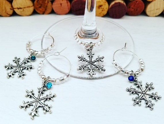 jeweled wine cork snowflake