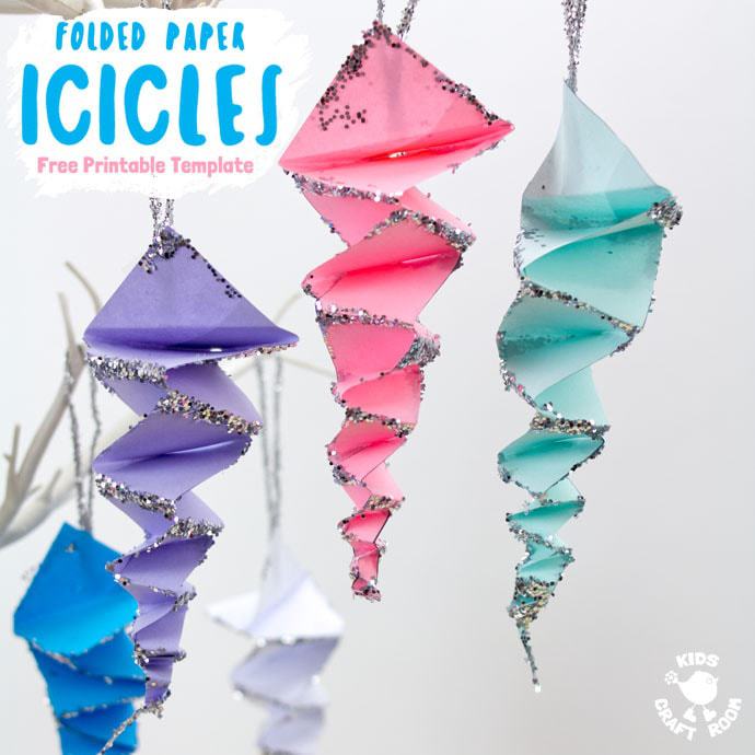icicle recycled paper gift tag