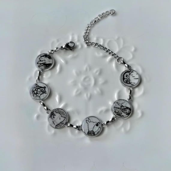 charm bracelet from broken jewelry