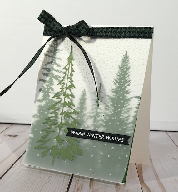 vellum overlay on greeting card