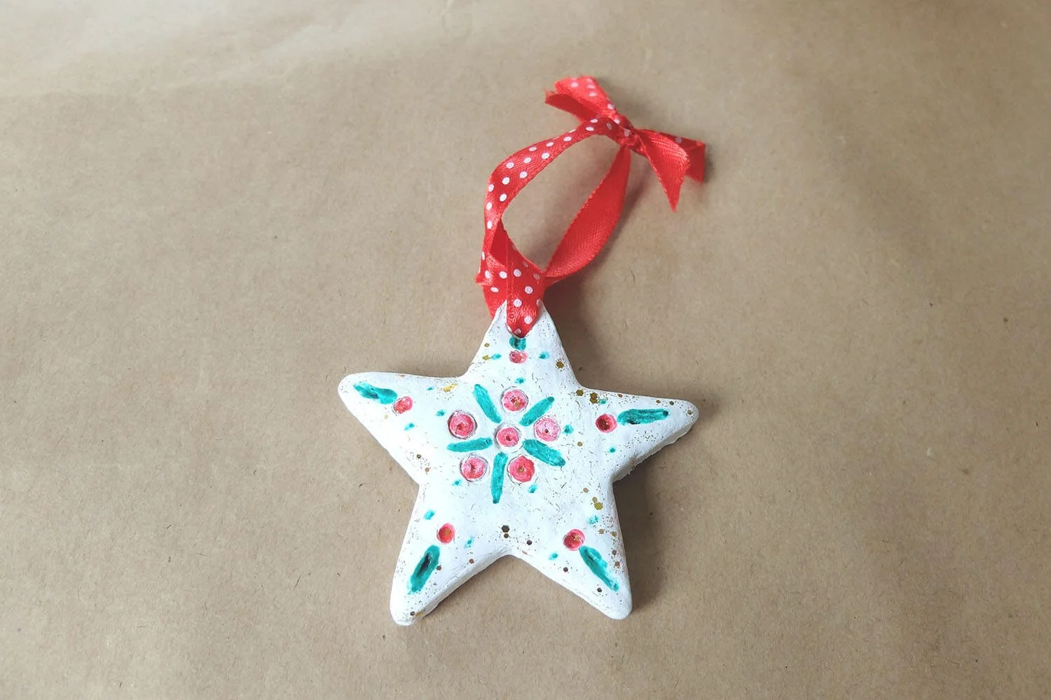 star salt dough ornaments