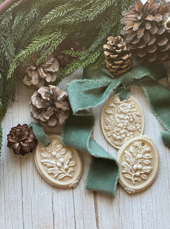 holiday symbol salt dough ornaments