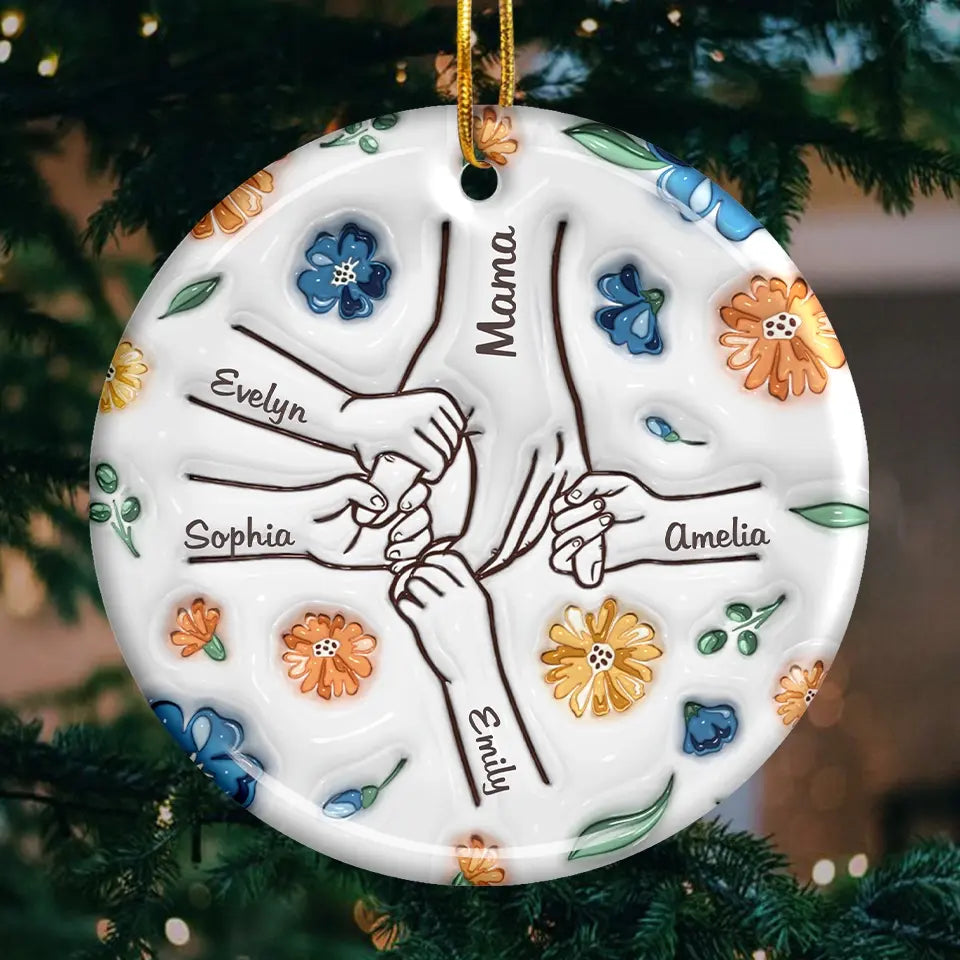 family crest salt dough ornaments
