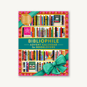 book pocket advent calendar on bookshelf