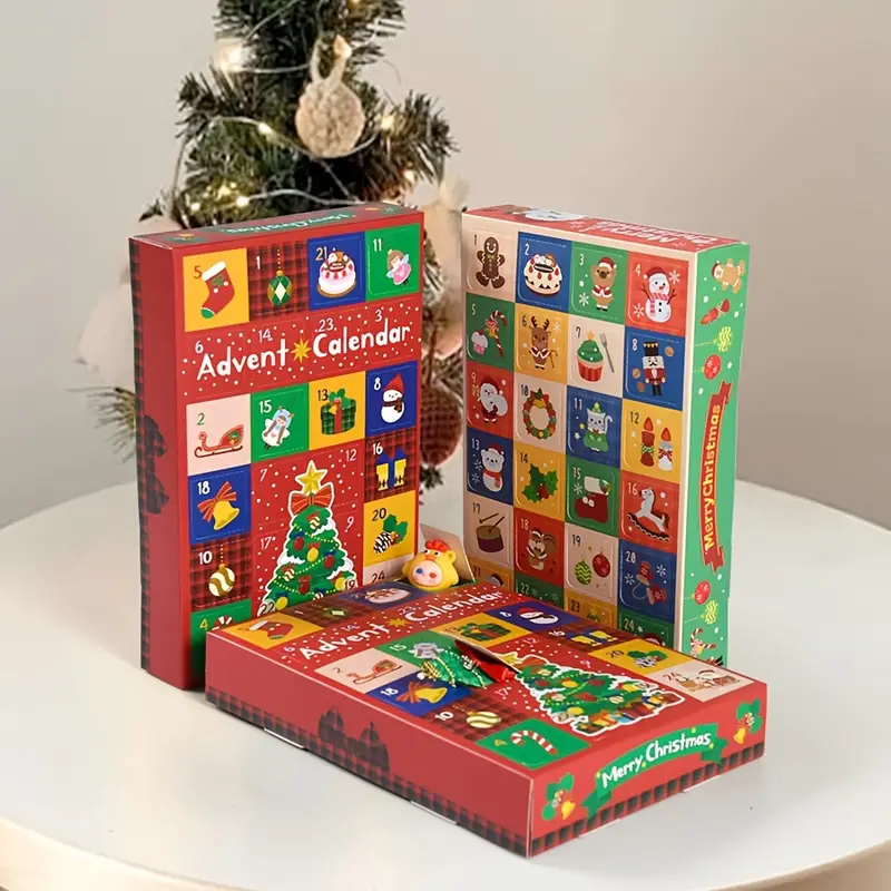 candy box advent calendar grid
