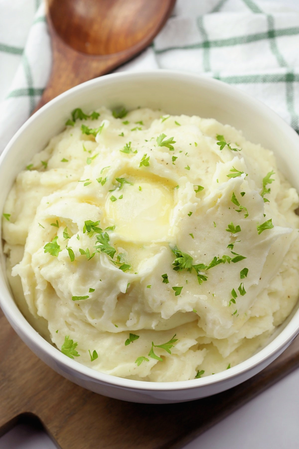 creamy mashed potatoes bowl