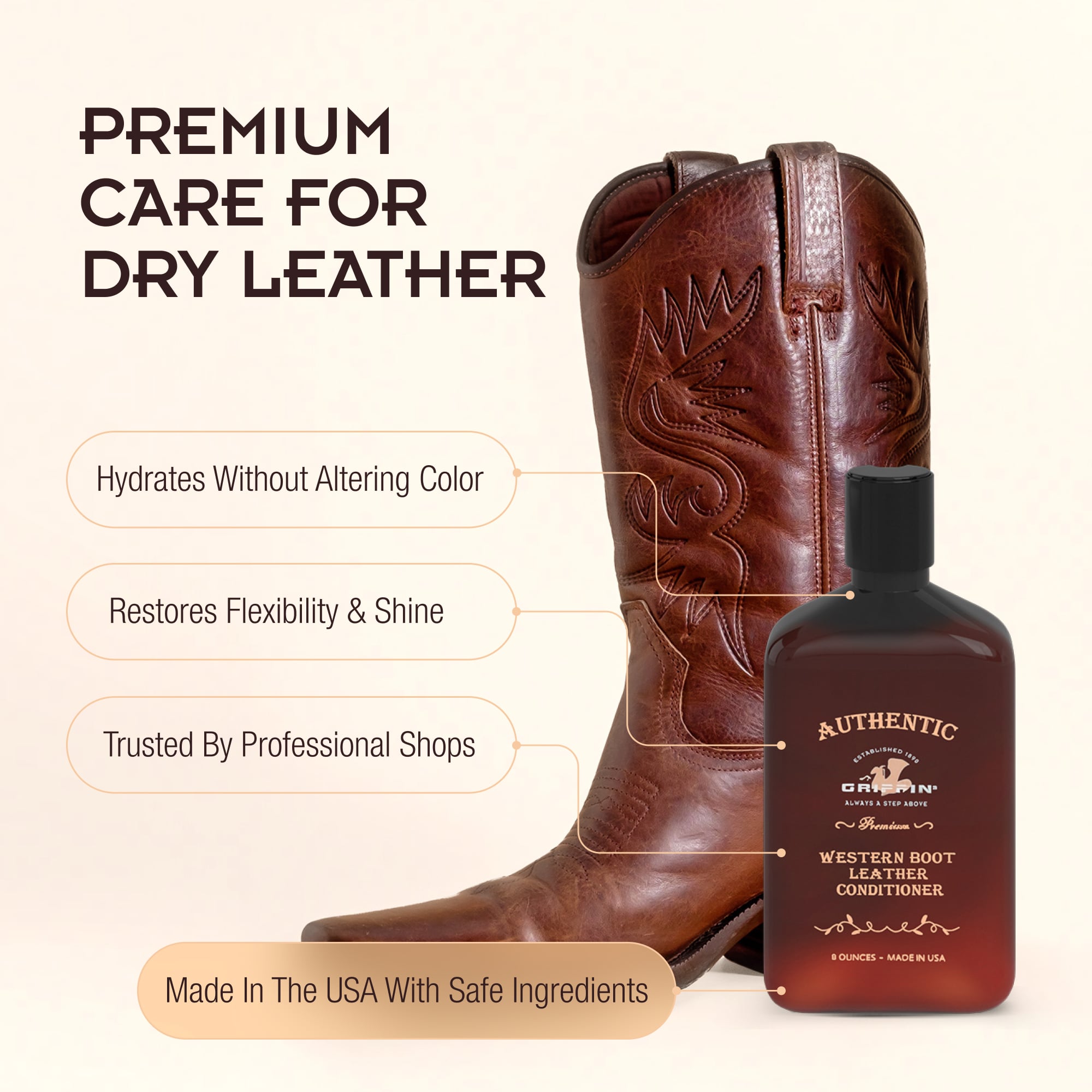 leather boots conditioning