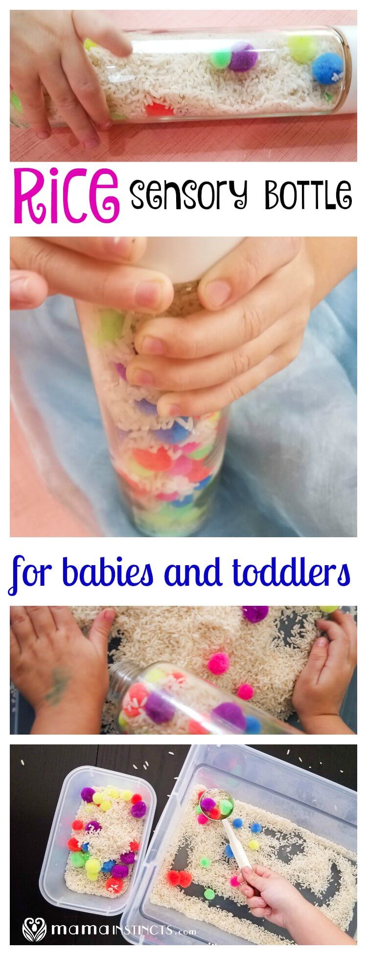 rice sensory bottle