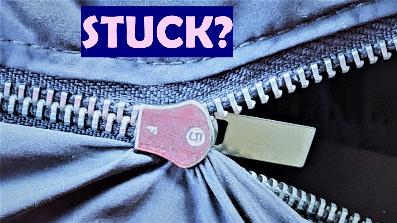 stuck zipper jacket