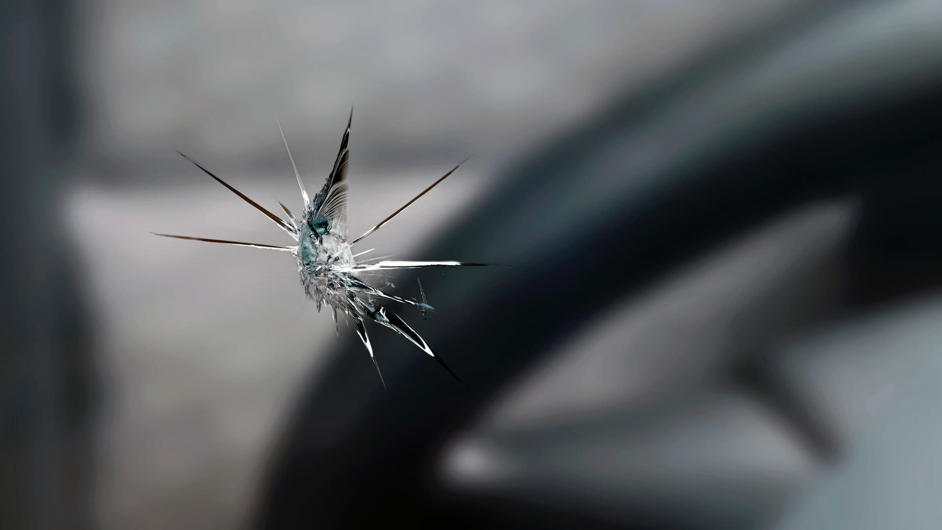 small windshield crack