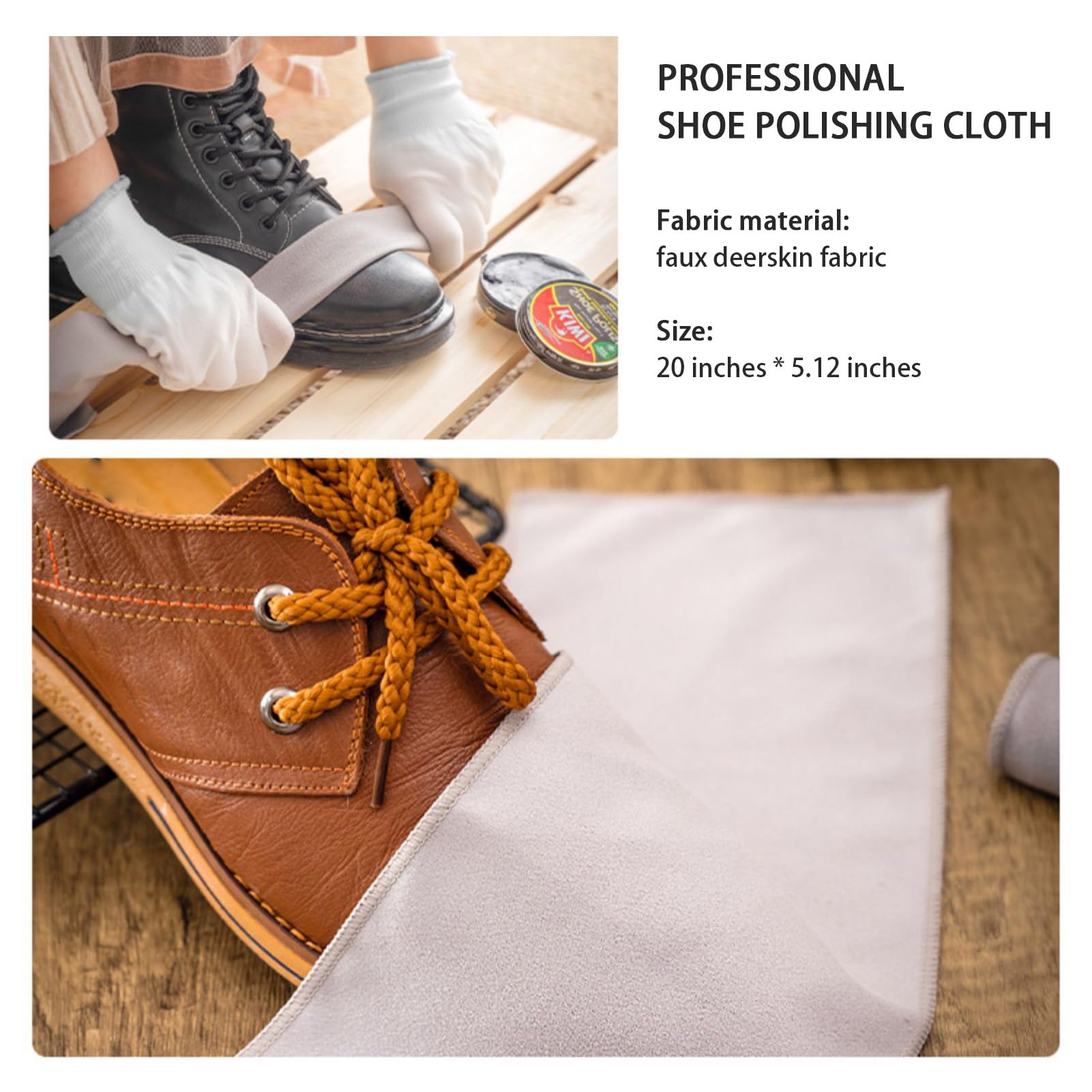 shoe buffing cloth