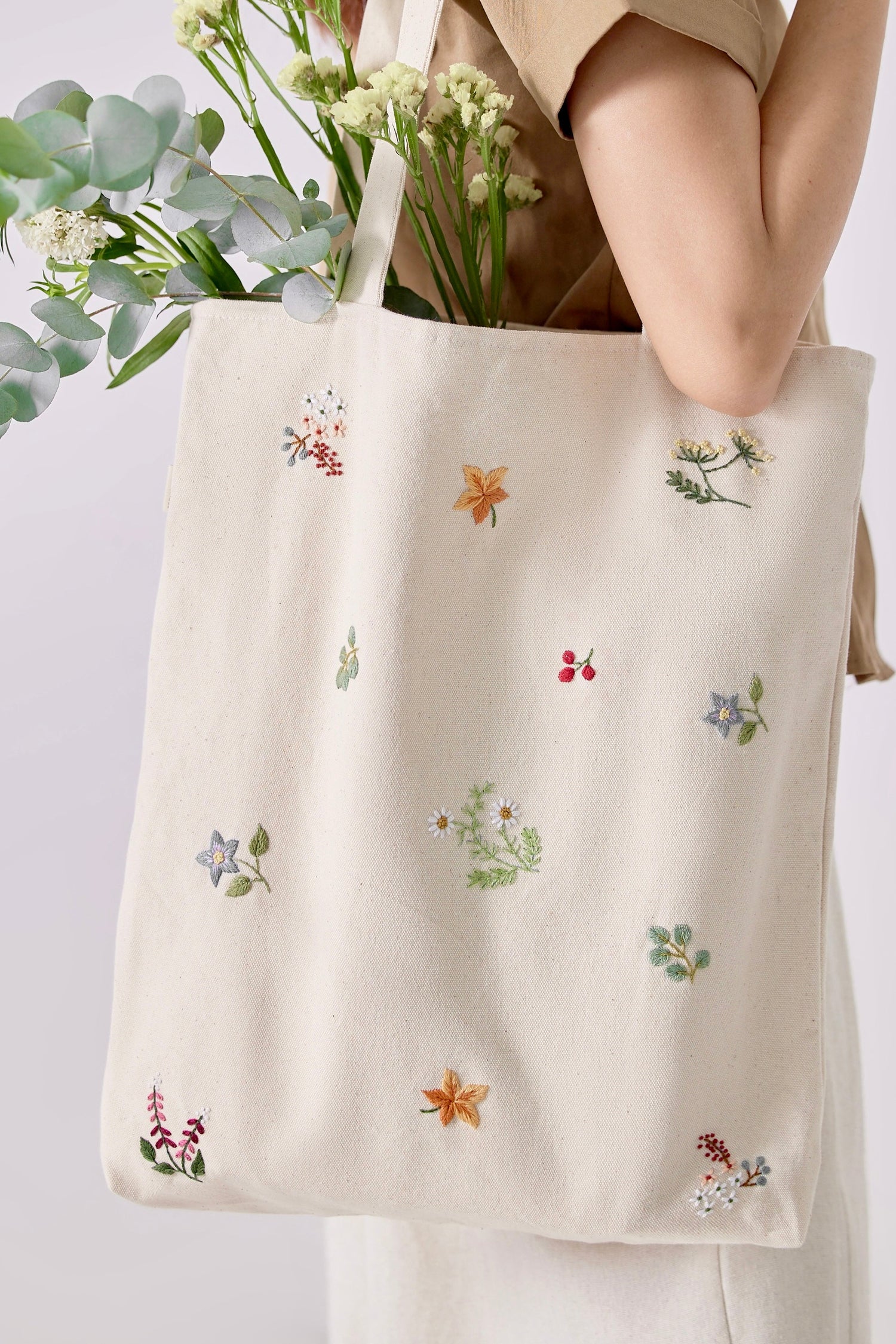 homemade tote bag