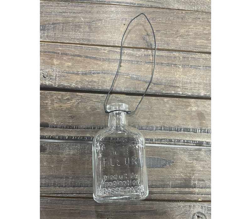 water bottle with wire hanger