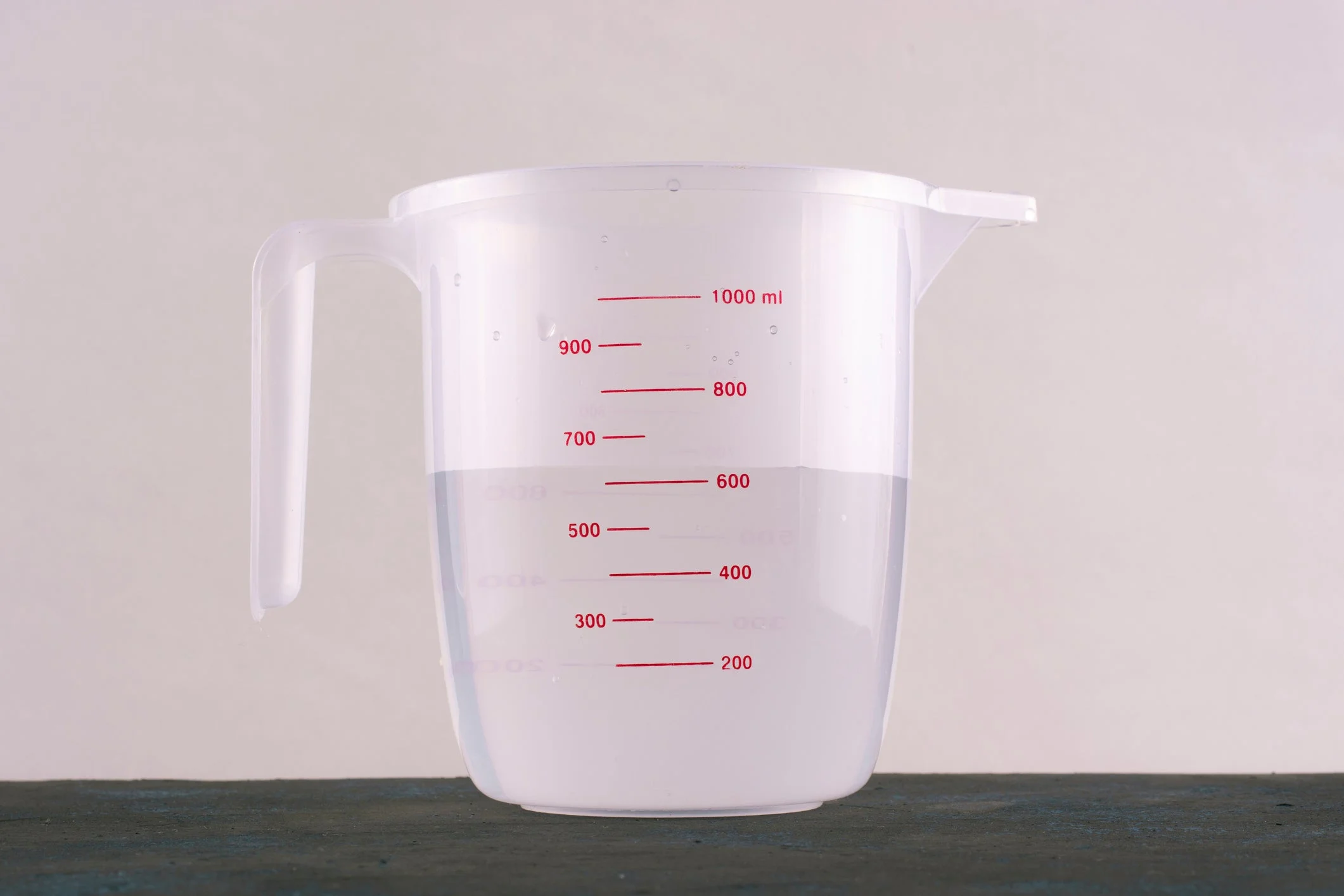 bleach jug and measuring cup