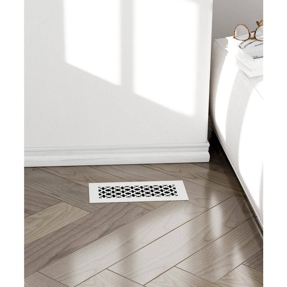 floor heating vent register